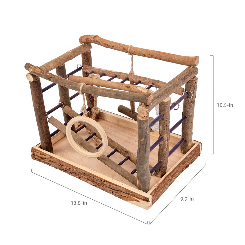 Niteangel Natural Living Playground for Birds, Bird Activity Center - Image 5